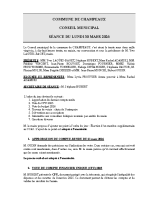 CONSEIL du 30.03.2026