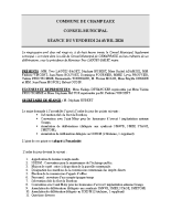 CONSEIL du 24.04.2026